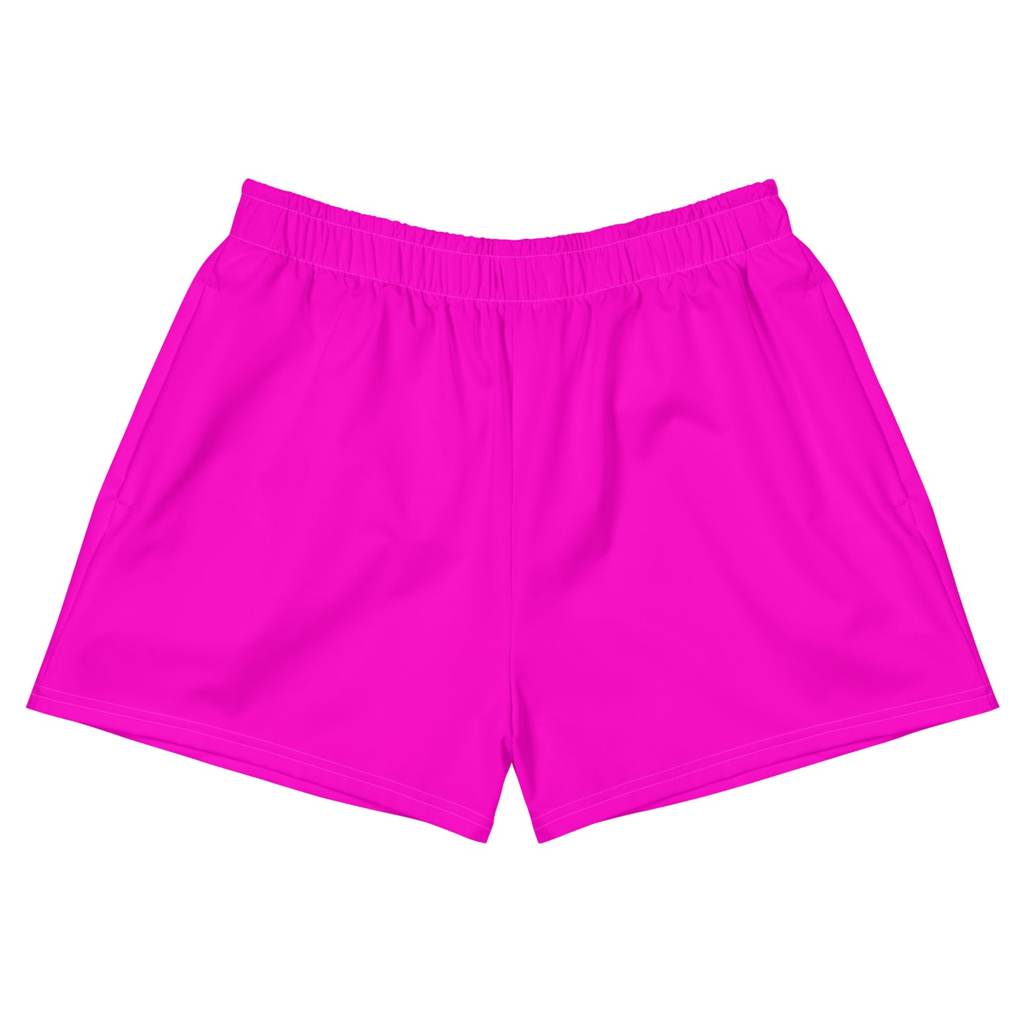 Hot Pink In Moderation Unisex Athletic Shorts