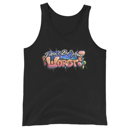 Don't Be Your Worst Graffiti Men's Tank Top