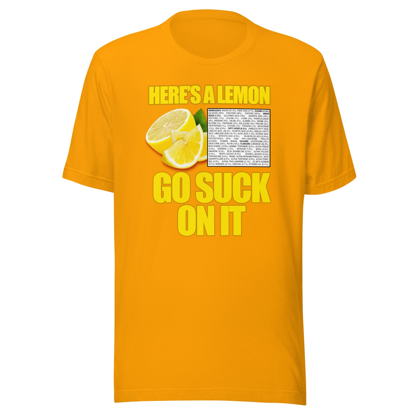 Suck A Lemon | Unisex Staple T-Shirt | Bella + Canvas 3001