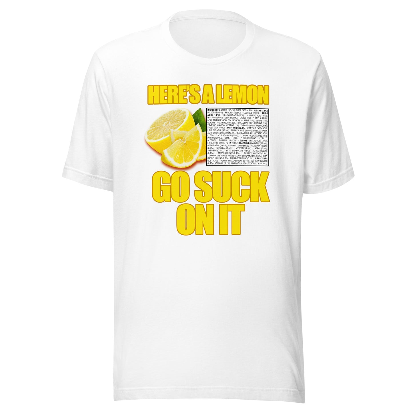 Suck A Lemon | Unisex Staple T-Shirt | Bella + Canvas 3001