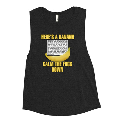 Here's A Banana Ladies’ Muscle Tank