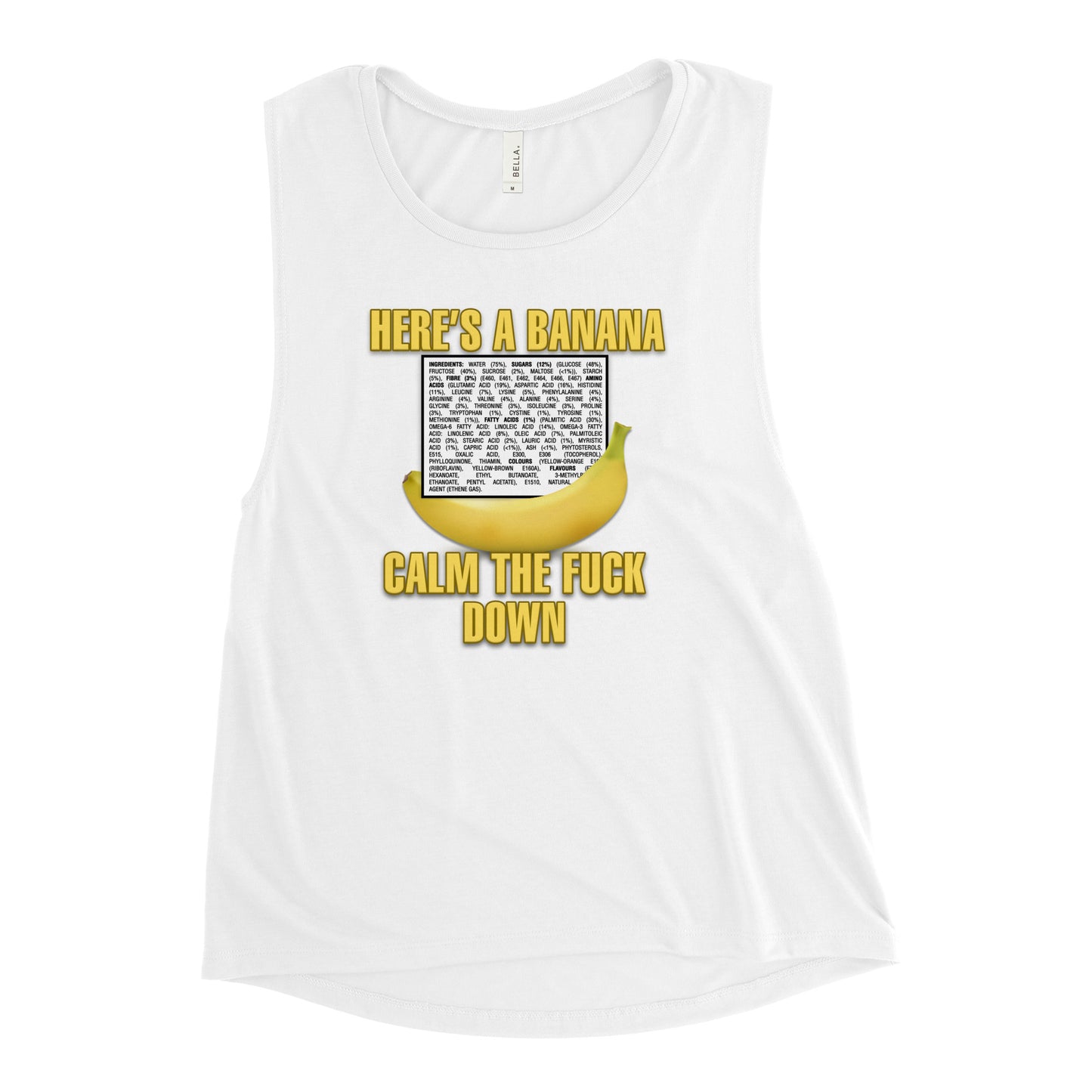 Here's A Banana Ladies’ Muscle Tank